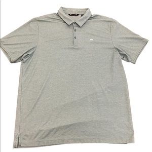 Travis Mathew Men’s Golf Polo Short Sleeve Shirt Green Size XXl 2XL EUC!